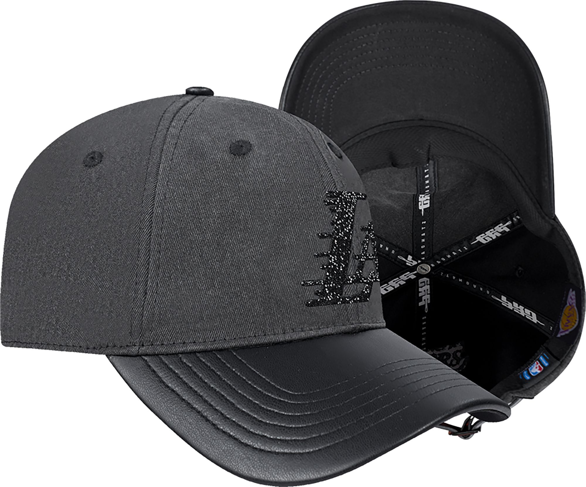 Pro Standard Women's Los Angeles Lakers Black Crystalline Strapback Hat product image