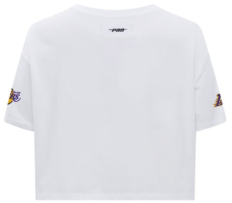 Pro Standard Women's Los Angeles Lakers Script White Boxy T-Shirt product image