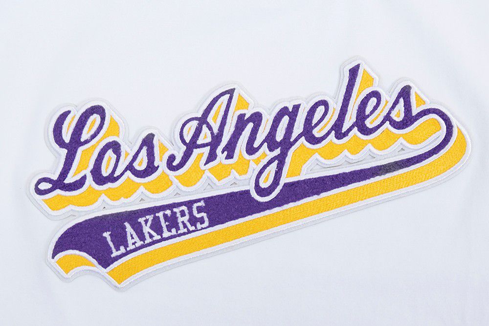 Pro Standard Women's Los Angeles Lakers Script White Boxy T-Shirt product image