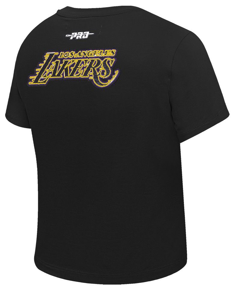 Pro Standard Women's Los Angeles Lakers Black Game Day Classics Baby Doll T-Shirt product image