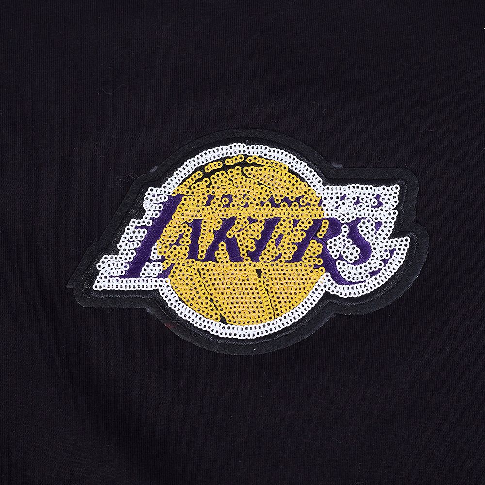 Pro Standard Women's Los Angeles Lakers Black Game Day Classics Baby Doll T-Shirt product image