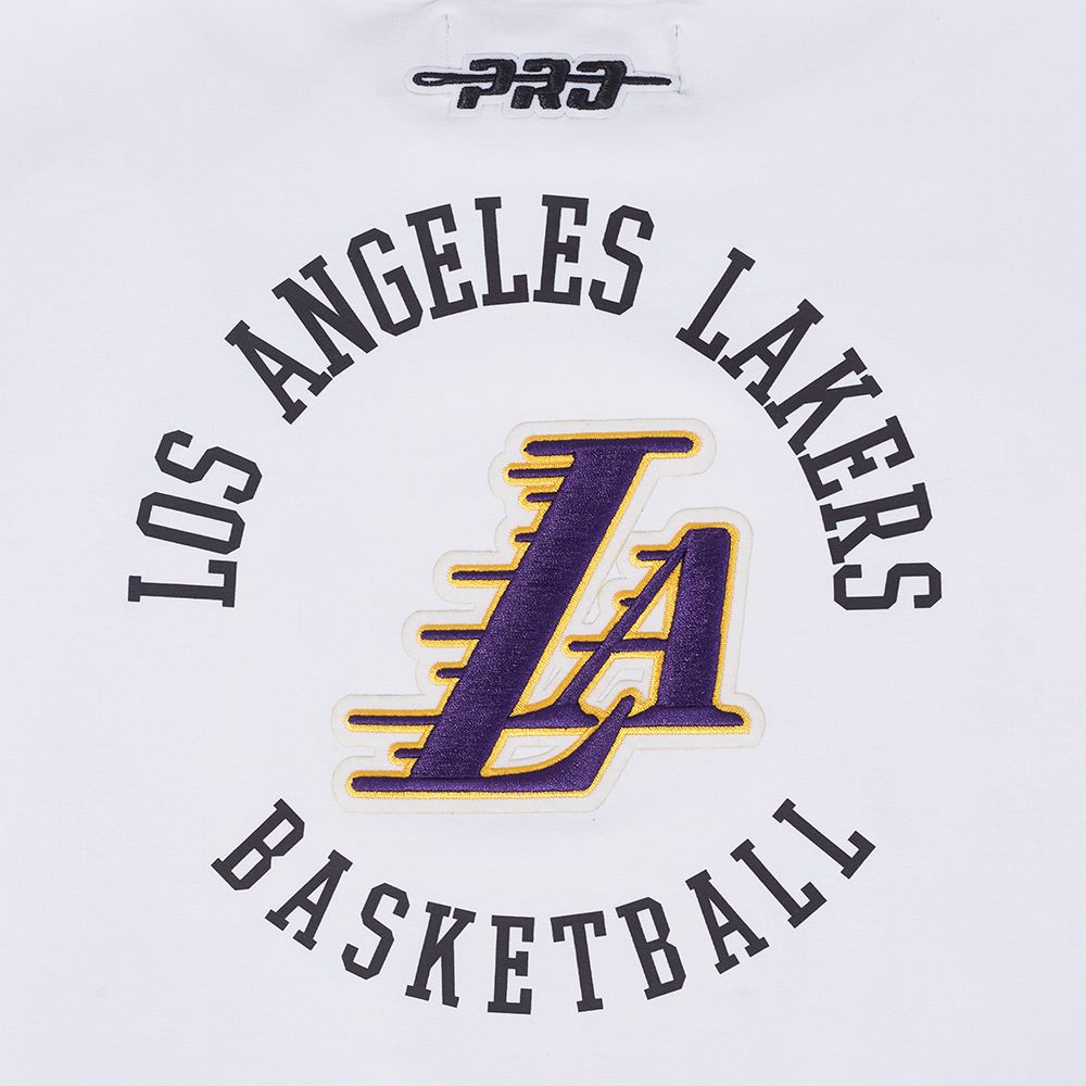 Pro Standard Women's Los Angeles Lakers White Crest Emblem Boxy T-Shirt product image