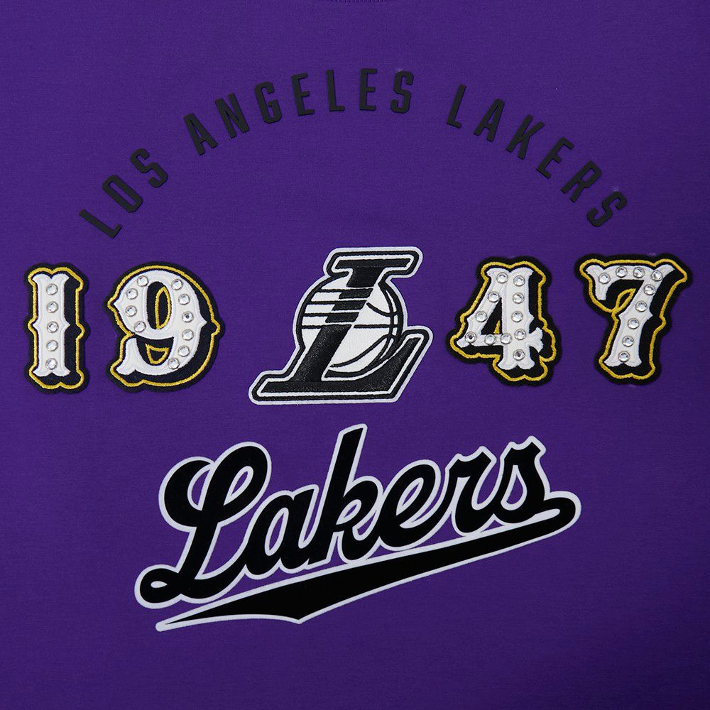 Pro Standard Women's Los Angeles Lakers Purple Legacy Boxy T-Shirt product image