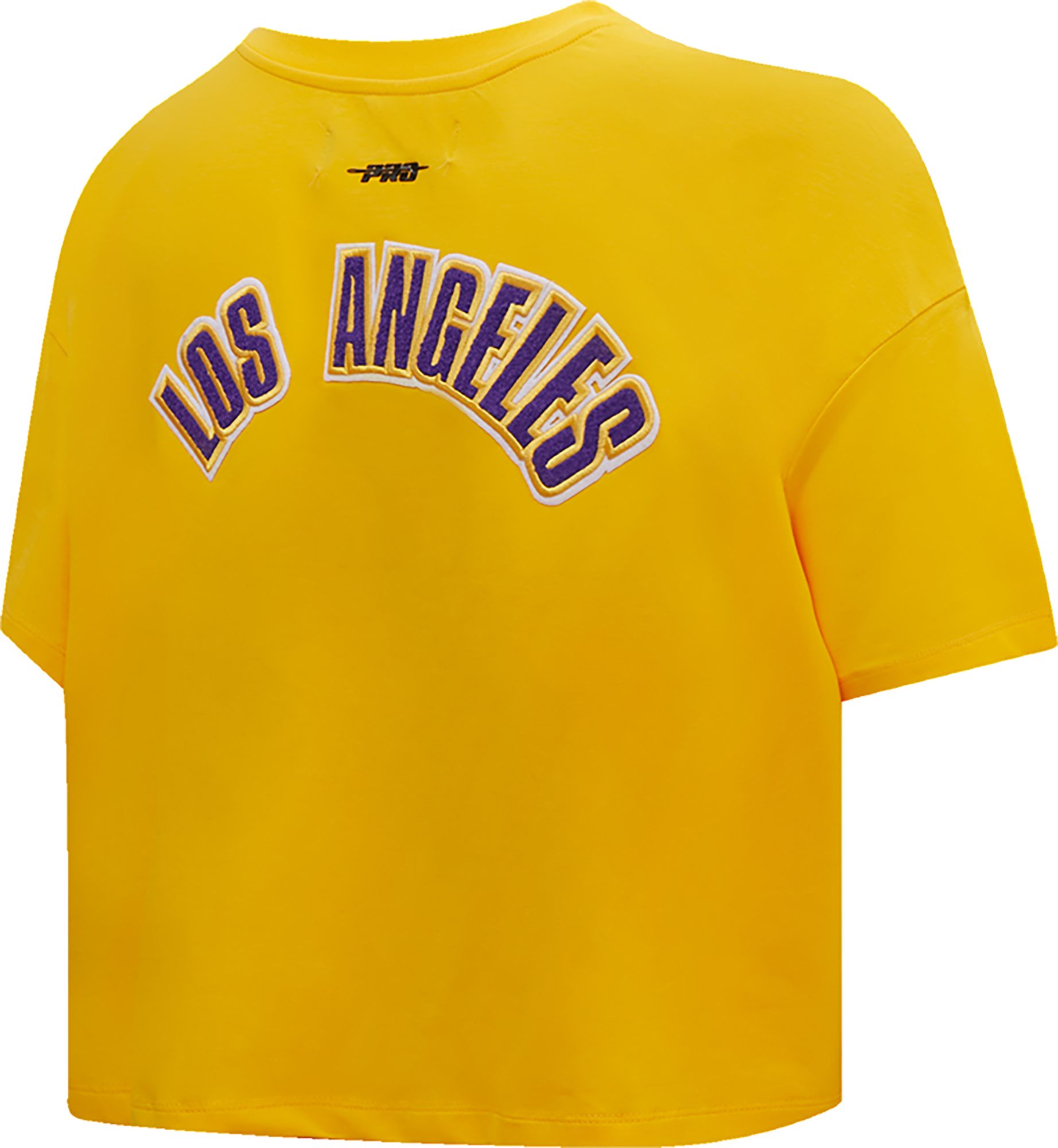 Pro Standard Women's Los Angeles Lakers Yellow Boxy T-Shirt product image