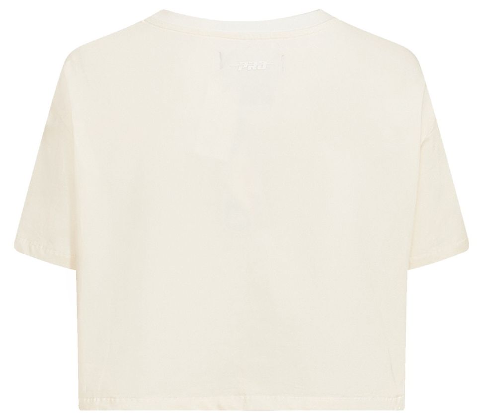 Pro Standard Women's Los Angeles Lakers Off White Neutral Boxy T-Shirt product image