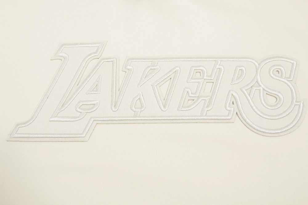 Pro Standard Women's Los Angeles Lakers Off White Neutral Boxy T-Shirt product image