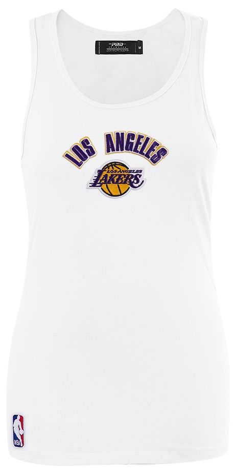 Pro Standard Women's Los Angeles Lakers White Classic Racerback Tank Top product image