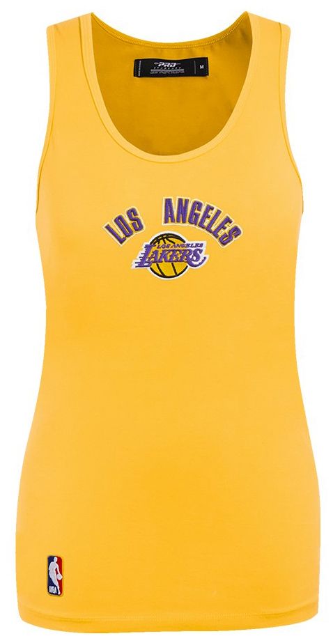 Pro Standard Women's Los Angeles Lakers Yellow Classic Racerback Tank Top product image