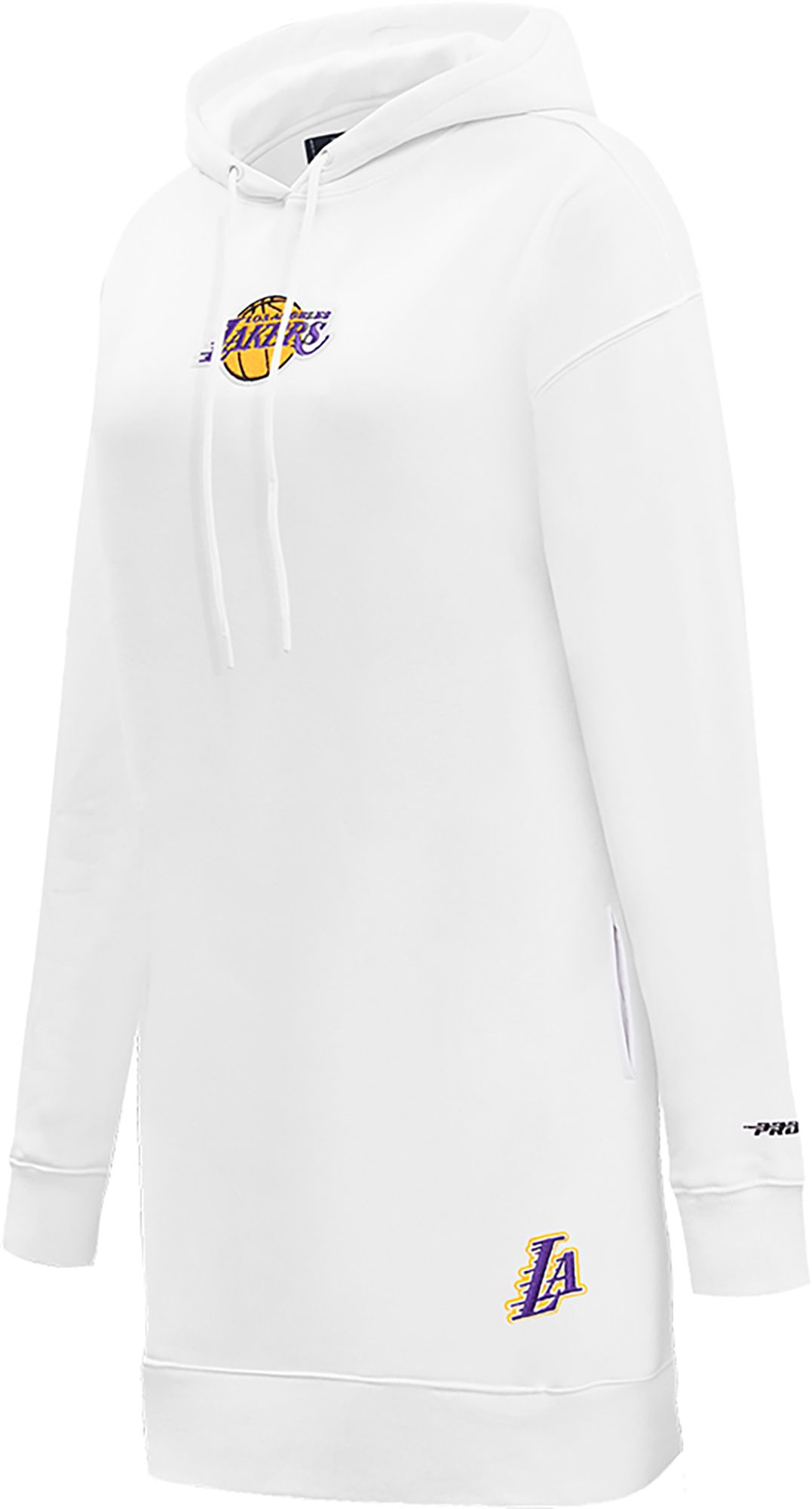 Pro Standard Women's Los Angeles Lakers White Hooded Dress product image