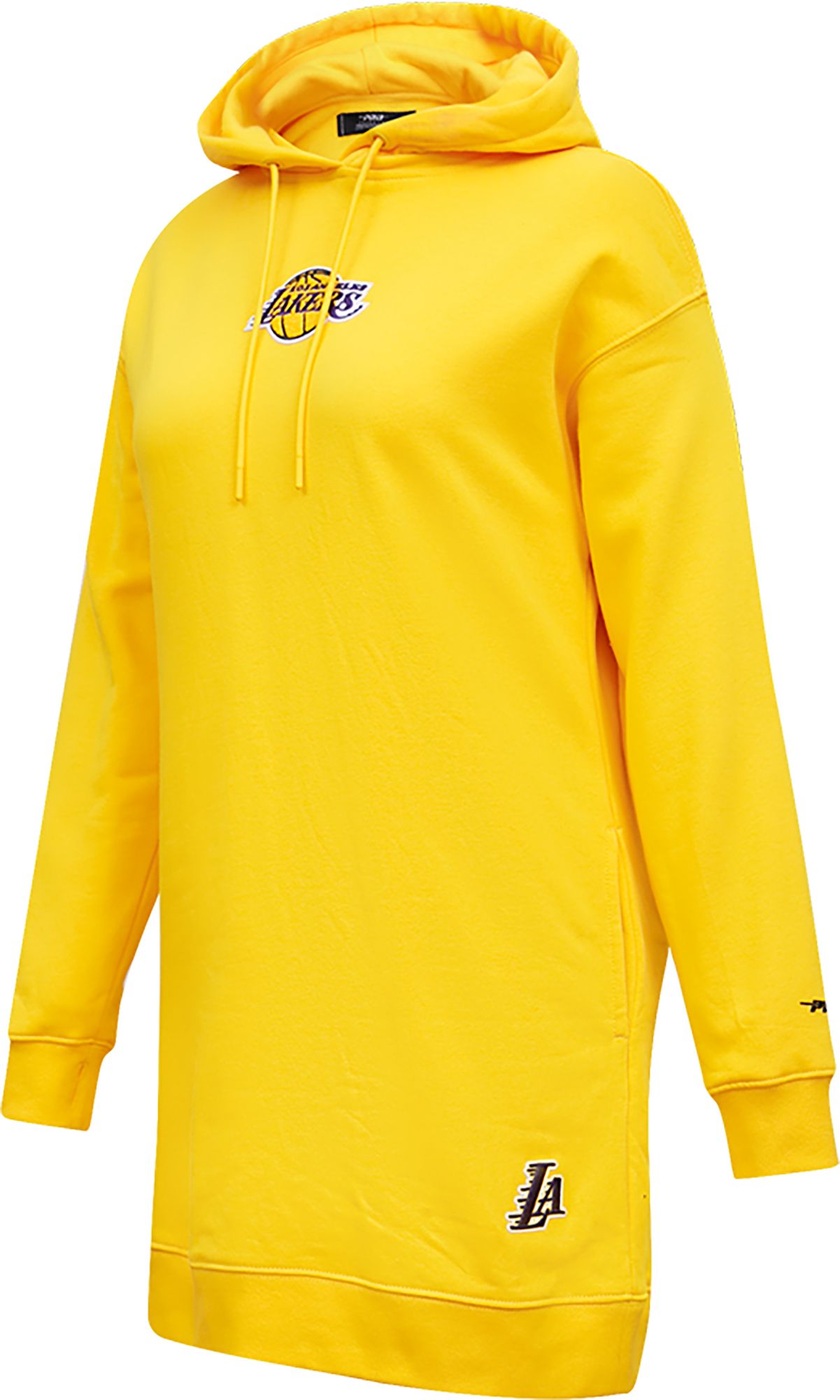 Pro Standard Women's Los Angeles Lakers Yellow Hooded Dress product image