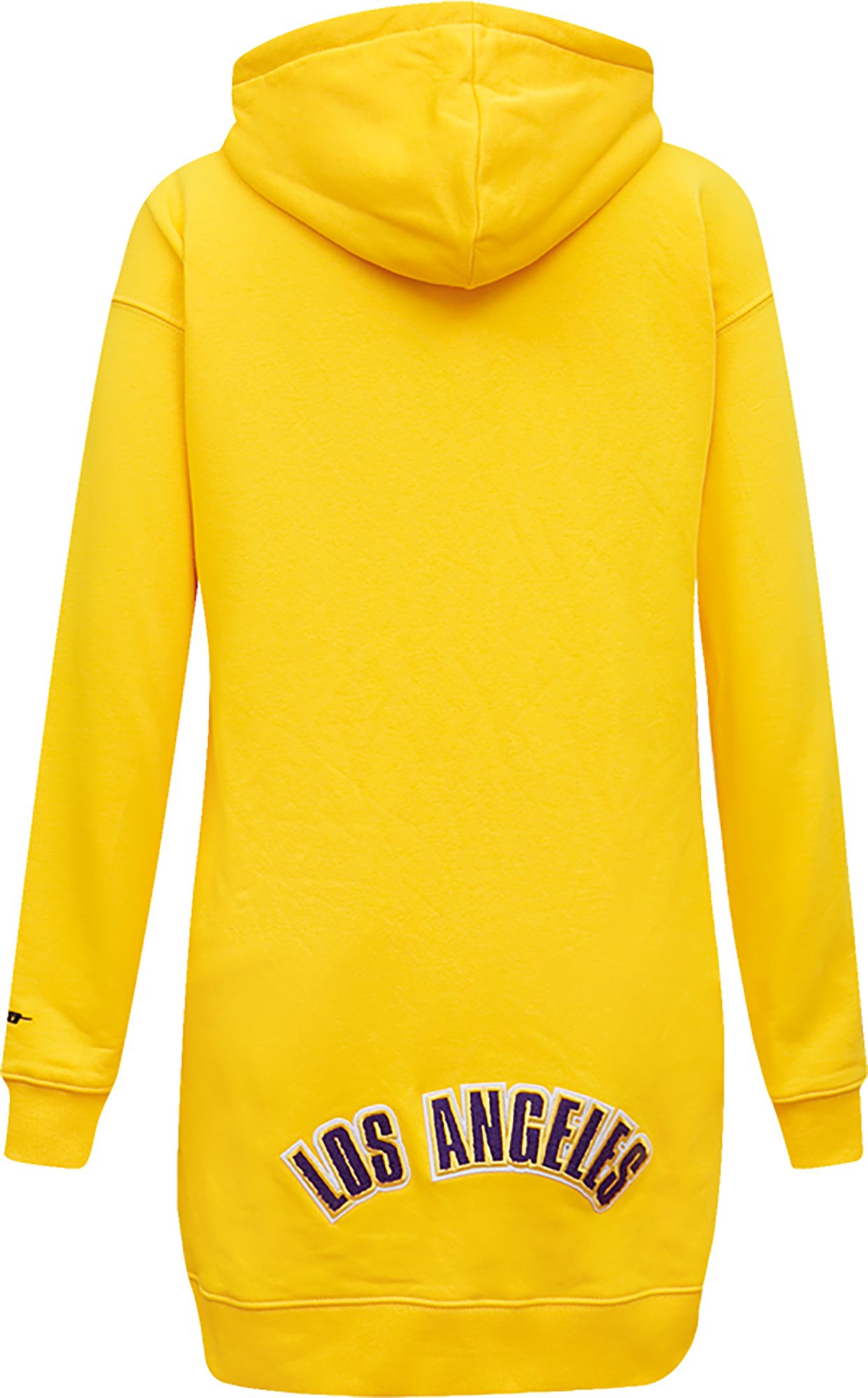 Pro Standard Women's Los Angeles Lakers Yellow Hooded Dress product image