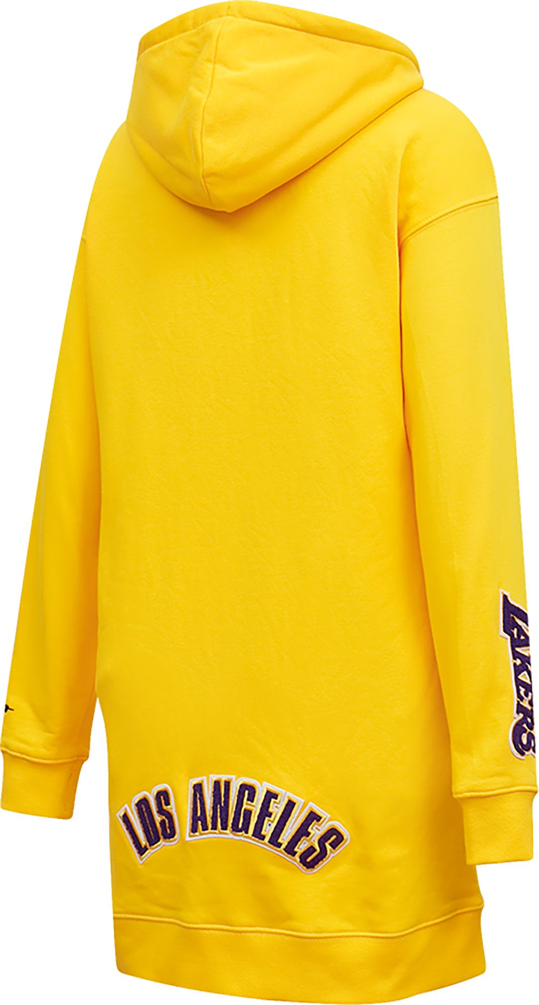 Pro Standard Women's Los Angeles Lakers Yellow Hooded Dress product image