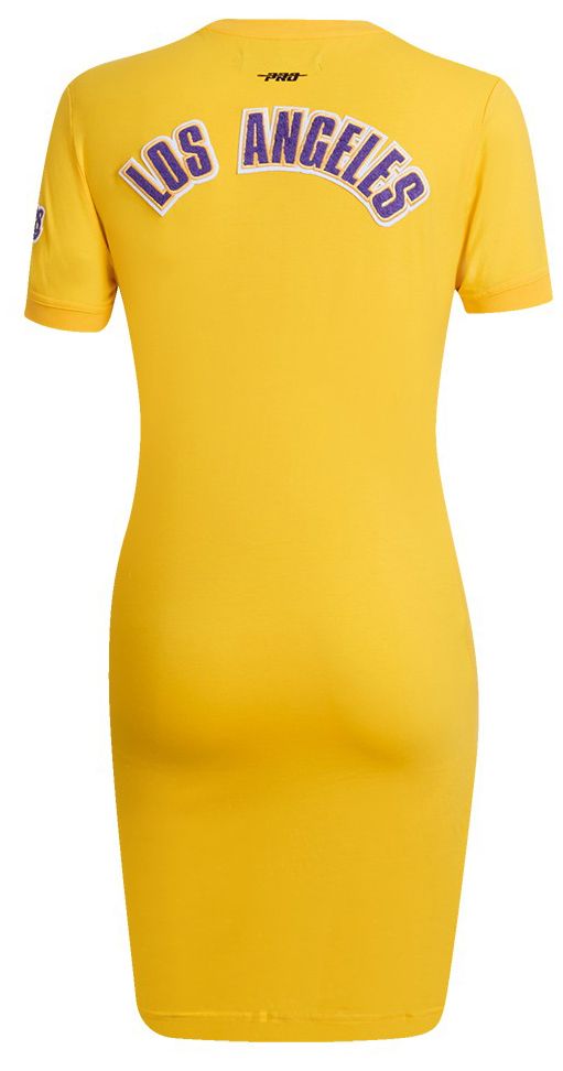 Pro Standard Women's Los Angeles Lakers Yellow Classic Bodycon Dress product image