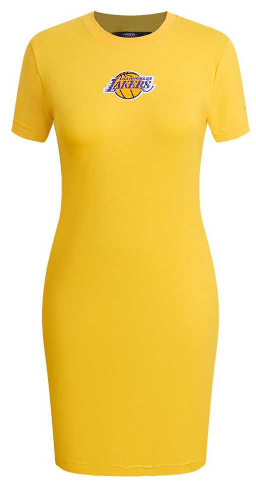 Pro Standard Women's Los Angeles Lakers Yellow Classic Bodycon Dress product image