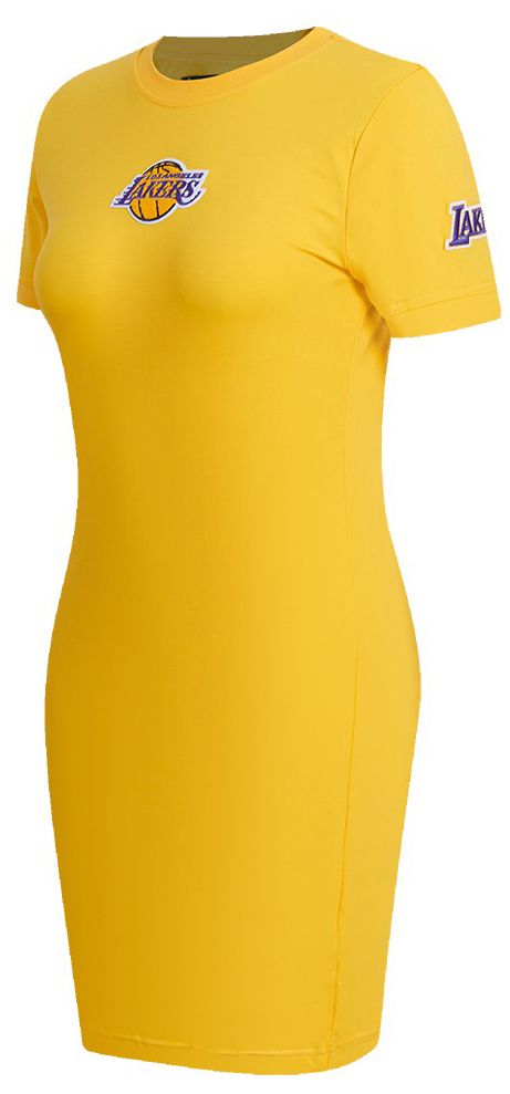 Pro Standard Women's Los Angeles Lakers Yellow Classic Bodycon Dress product image