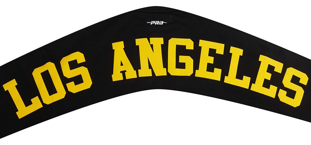 Pro Standard Women's Los Angeles Lakers Black Wingspan Fleece Crewneck Sweatshirt product image