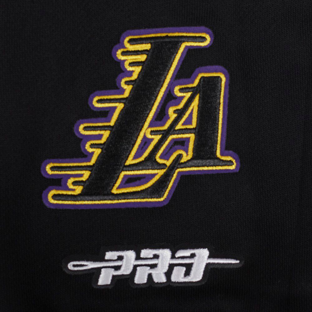 Pro Standard Women's Los Angeles Lakers Black Wingspan Fleece Crewneck Sweatshirt product image