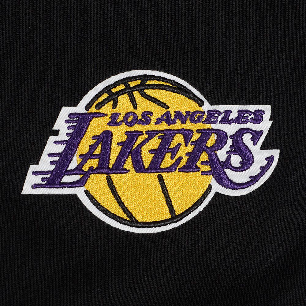 Pro Standard Women's Los Angeles Lakers Black Wingspan Fleece Crewneck Sweatshirt product image