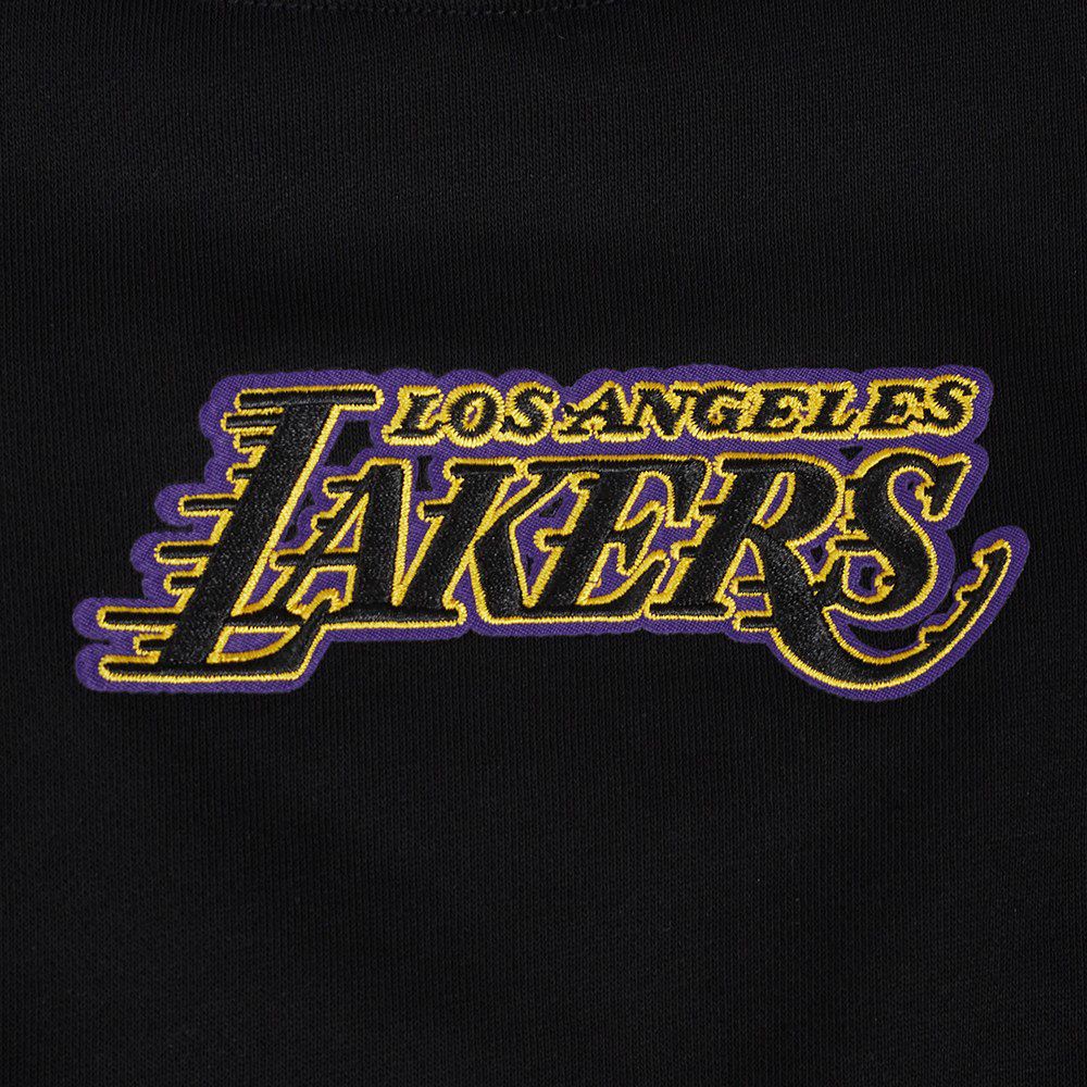 Pro Standard Women's Los Angeles Lakers Black Wingspan Fleece Crewneck Sweatshirt product image