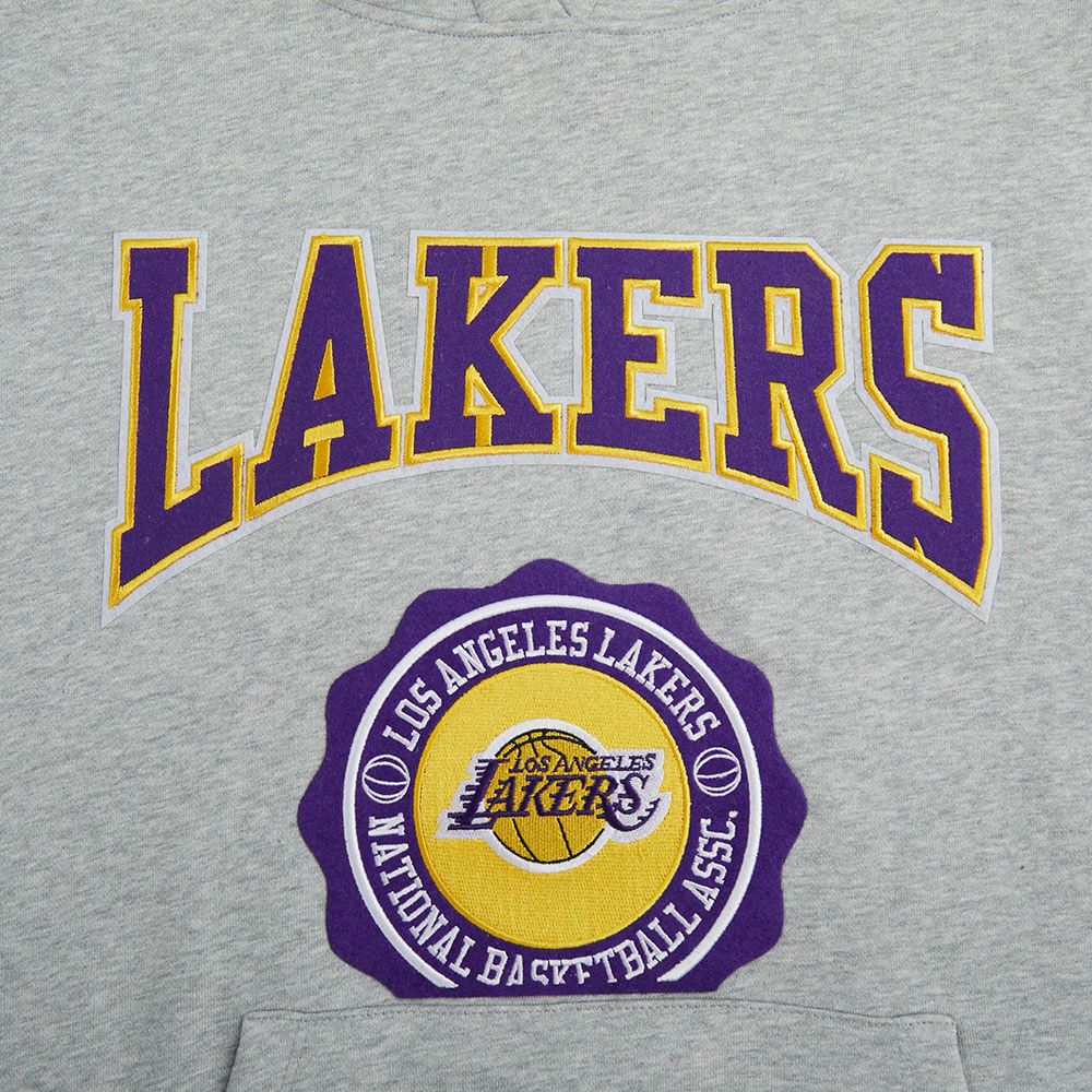 Pro Standard Women's Los Angeles Lakers Grey Crest Emblem Hoodie product image