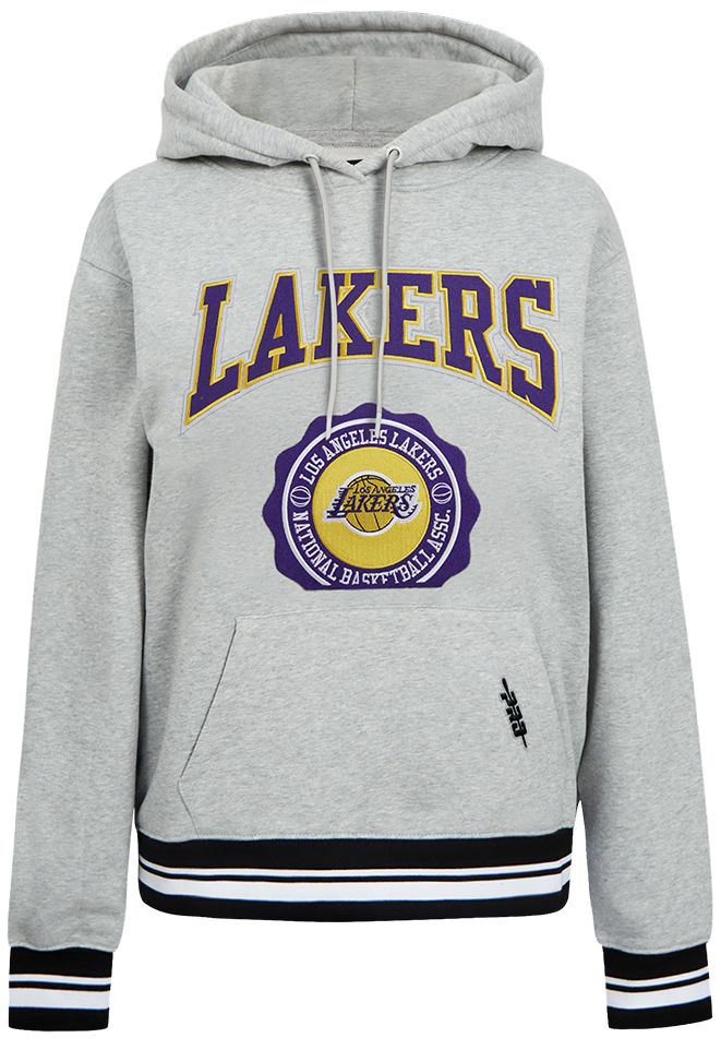 Pro Standard Women's Los Angeles Lakers Grey Crest Emblem Hoodie product image