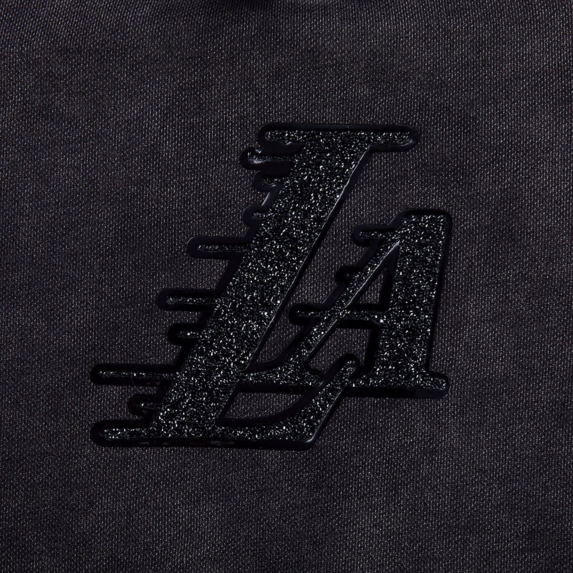 Pro Standard Women's Los Angeles Lakers Black Crystalline Crew Pullover Sweatshirt product image