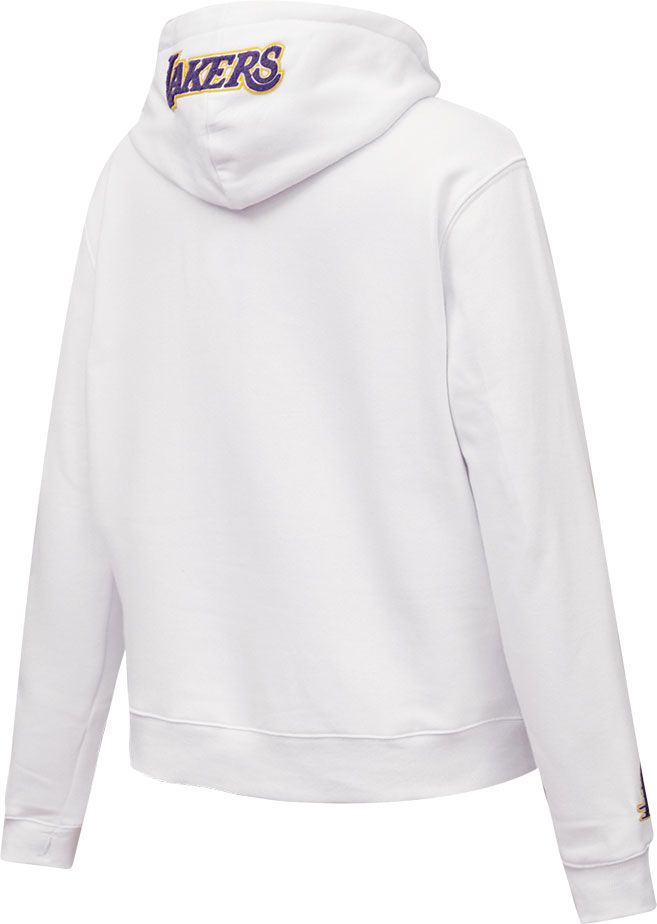 Pro Standard Women's Los Angeles Lakers White Fleece Pullover Hoodie product image