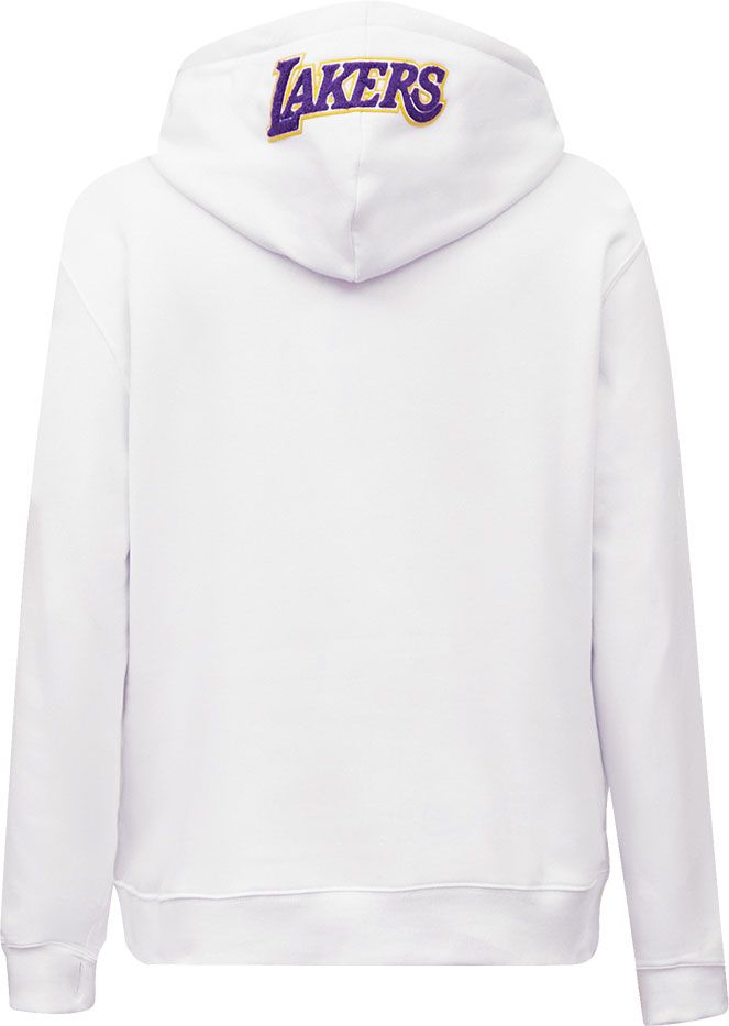 Pro Standard Women's Los Angeles Lakers White Fleece Pullover Hoodie product image