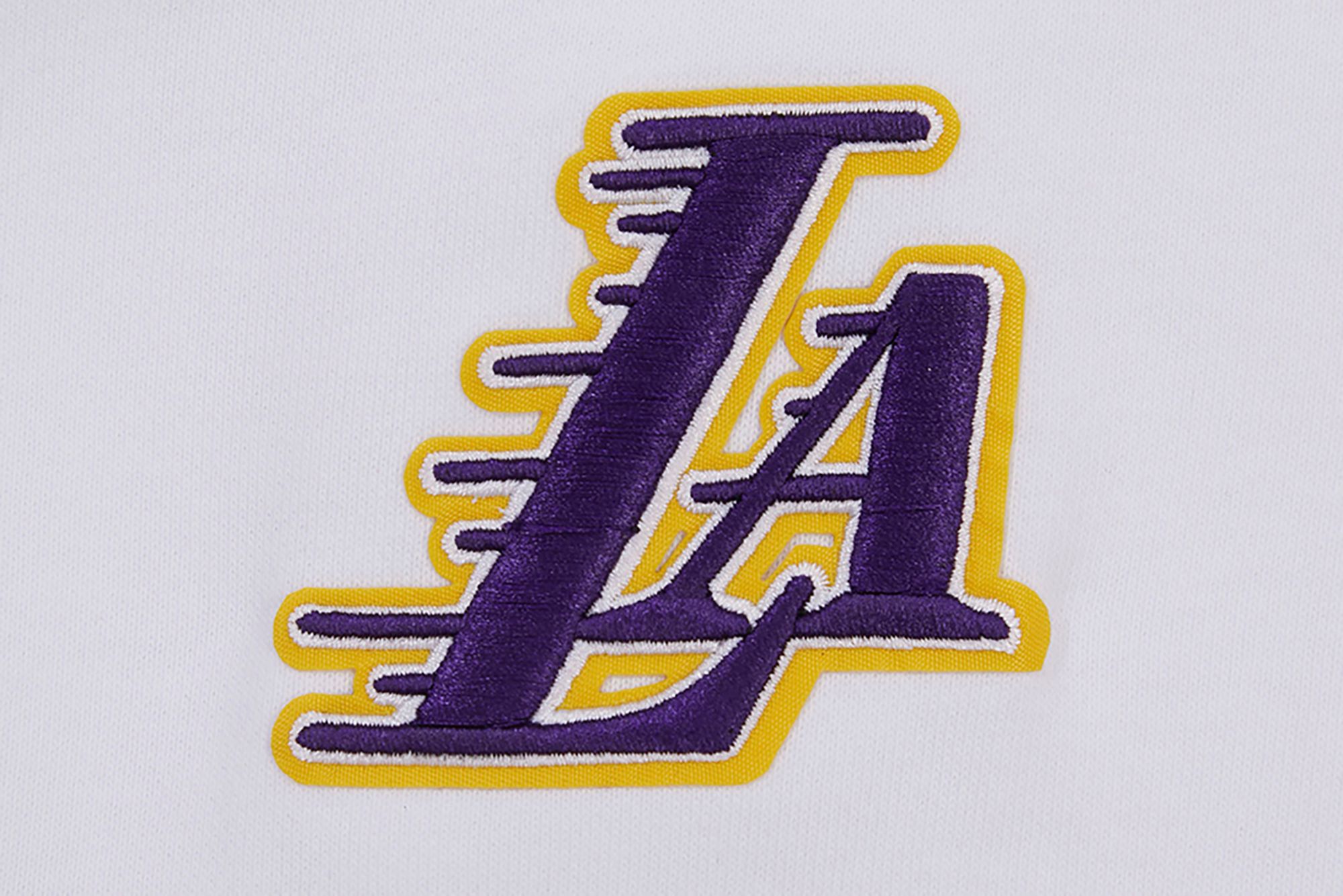 Pro Standard Women's Los Angeles Lakers White Fleece Crewneck Sweater product image