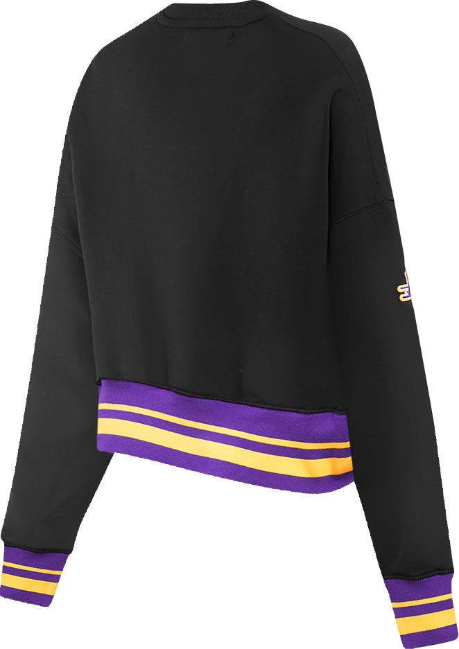 Pro Standard Women's Los Angeles Lakers Ribbed Crewneck Sweatshirt product image