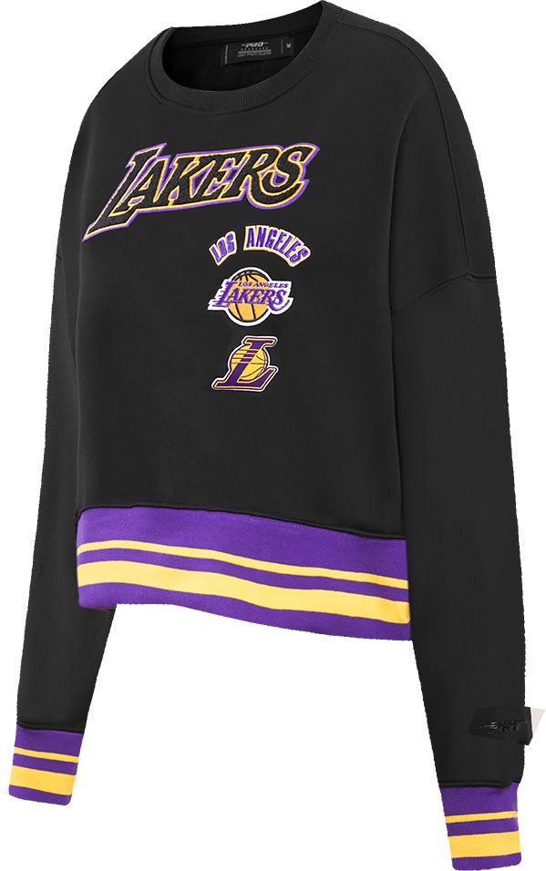 Pro Standard Women's Los Angeles Lakers Ribbed Crewneck Sweatshirt product image