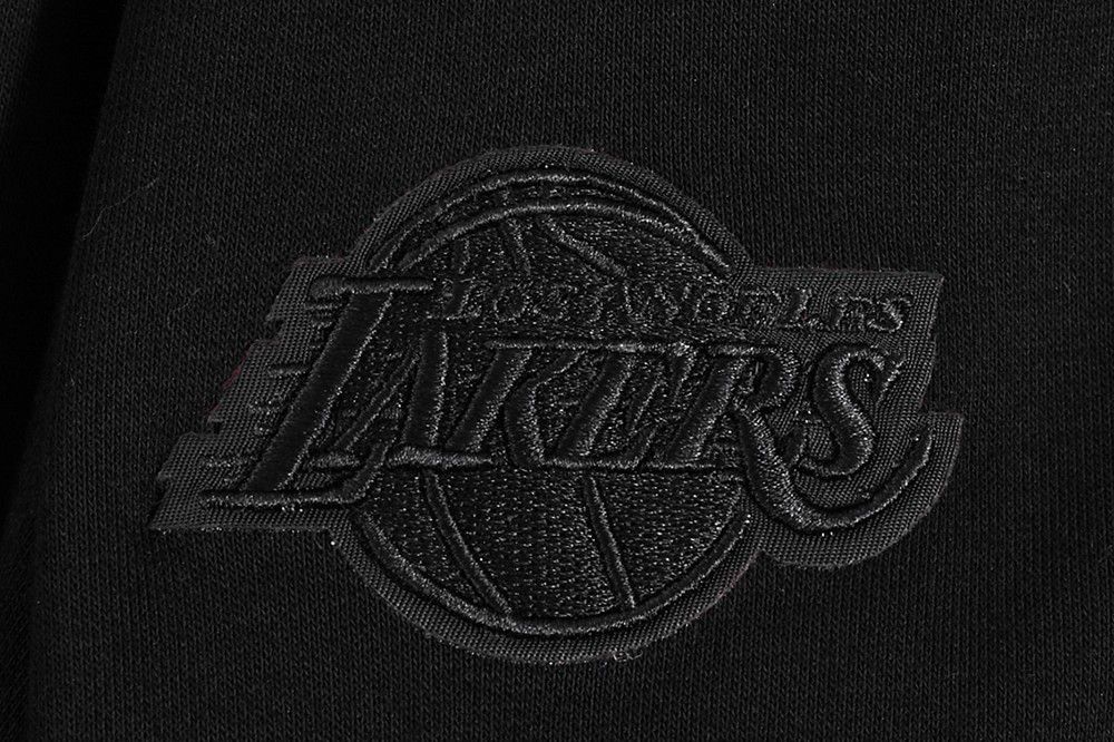 Pro Standard Women's Los Angeles Lakers Black Neutral Fleece Crewneck Sweatshirt product image