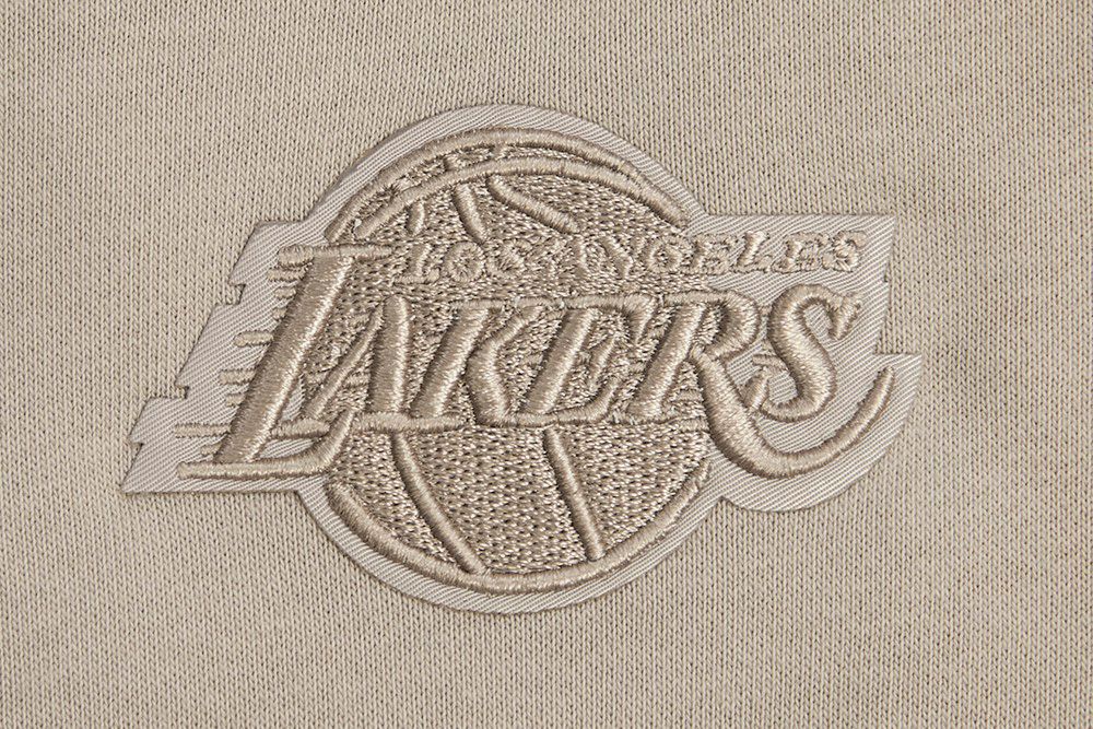 Pro Standard Women's Los Angeles Lakers Taupe Neutral Fleece Crewneck Sweatshirt product image