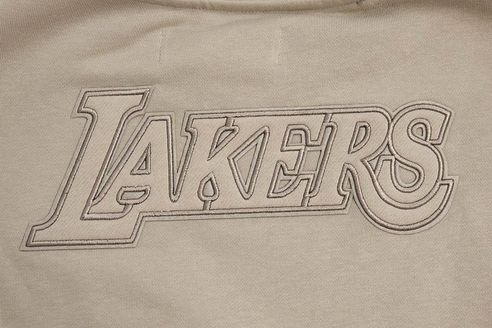 Pro Standard Women's Los Angeles Lakers Taupe Neutral Fleece Crewneck Sweatshirt product image