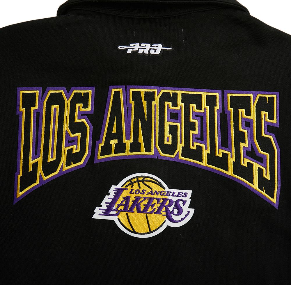 Pro Standard Women's Los Angeles Lakers Black Crest Emblem Long Sleeve Polo product image