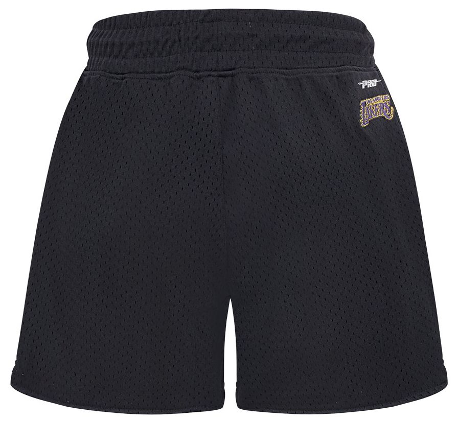Pro Standard Women's Los Angeles Lakers Black Script Tail Mesh Shorts product image
