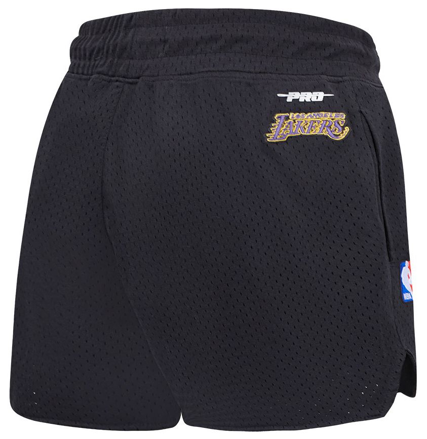 Pro Standard Women's Los Angeles Lakers Black Script Tail Mesh Shorts product image