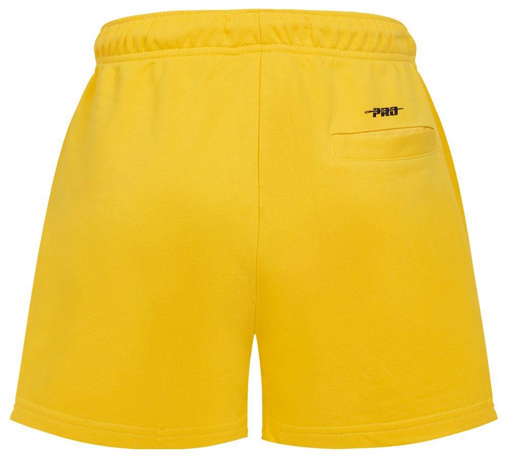 Pro Standard Women's Los Angeles Lakers Yellow Classic Fleece Shorts product image