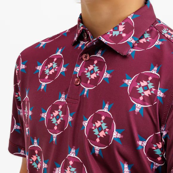 Waggle Boys' Longhorn Ledge Golf Polo product image