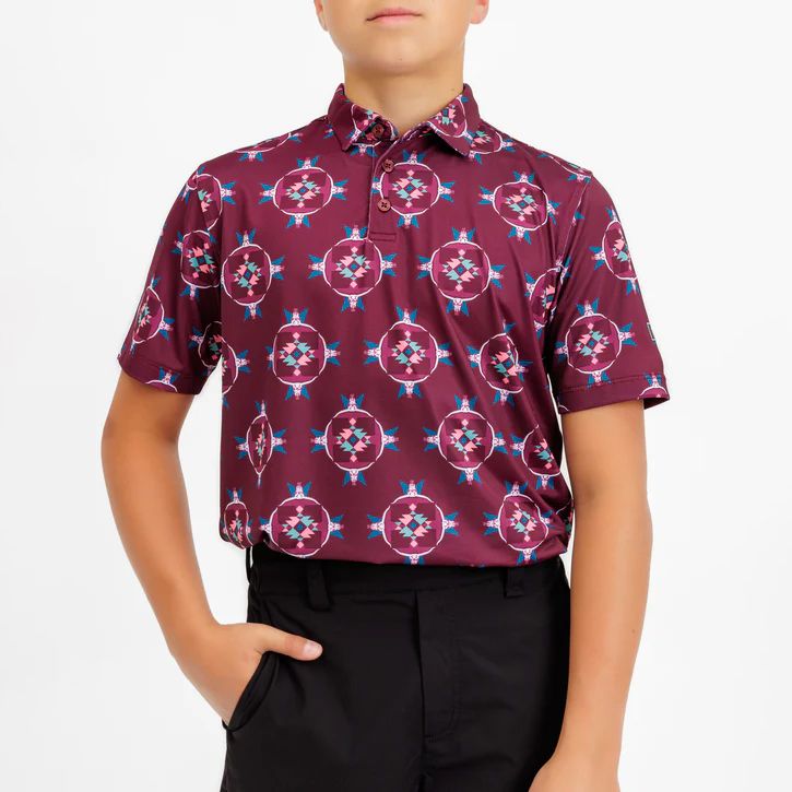 Waggle Boys' Longhorn Ledge Golf Polo product image