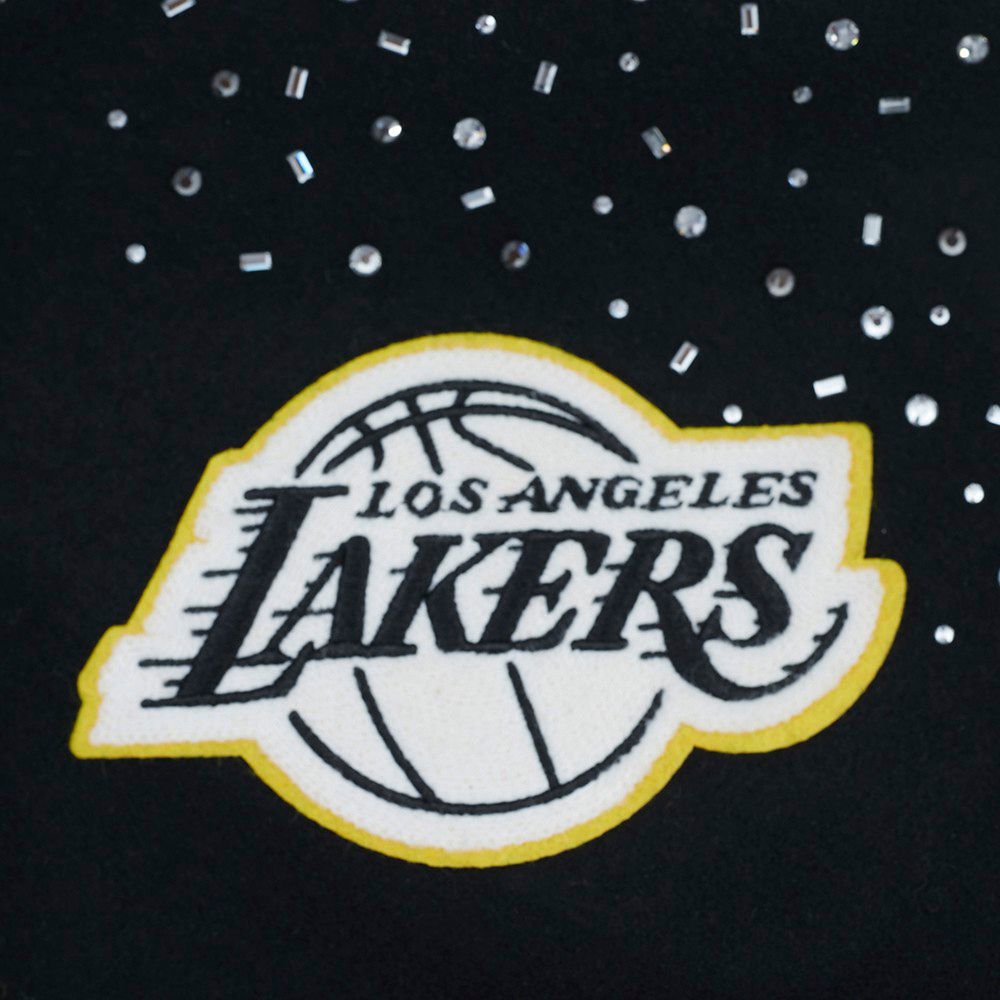 Pro Standard Women's Los Angeles Lakers Black Legacy Varsity Jacket product image
