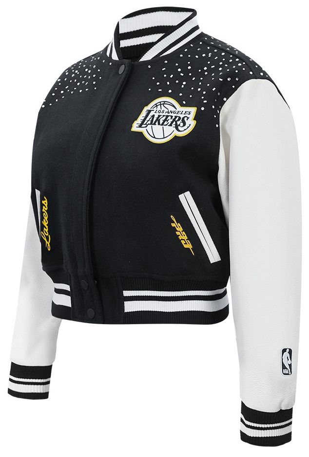 Pro Standard Women's Los Angeles Lakers Black Legacy Varsity Jacket product image