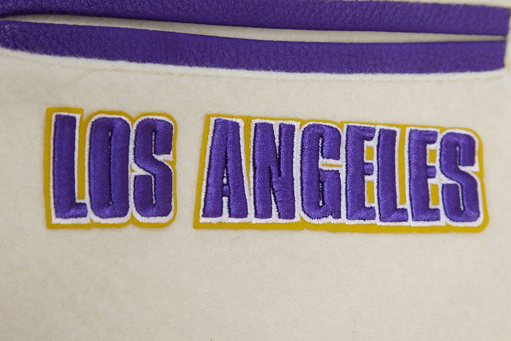 Pro Standard Women's Los Angeles Lakers Varsity Jacket product image