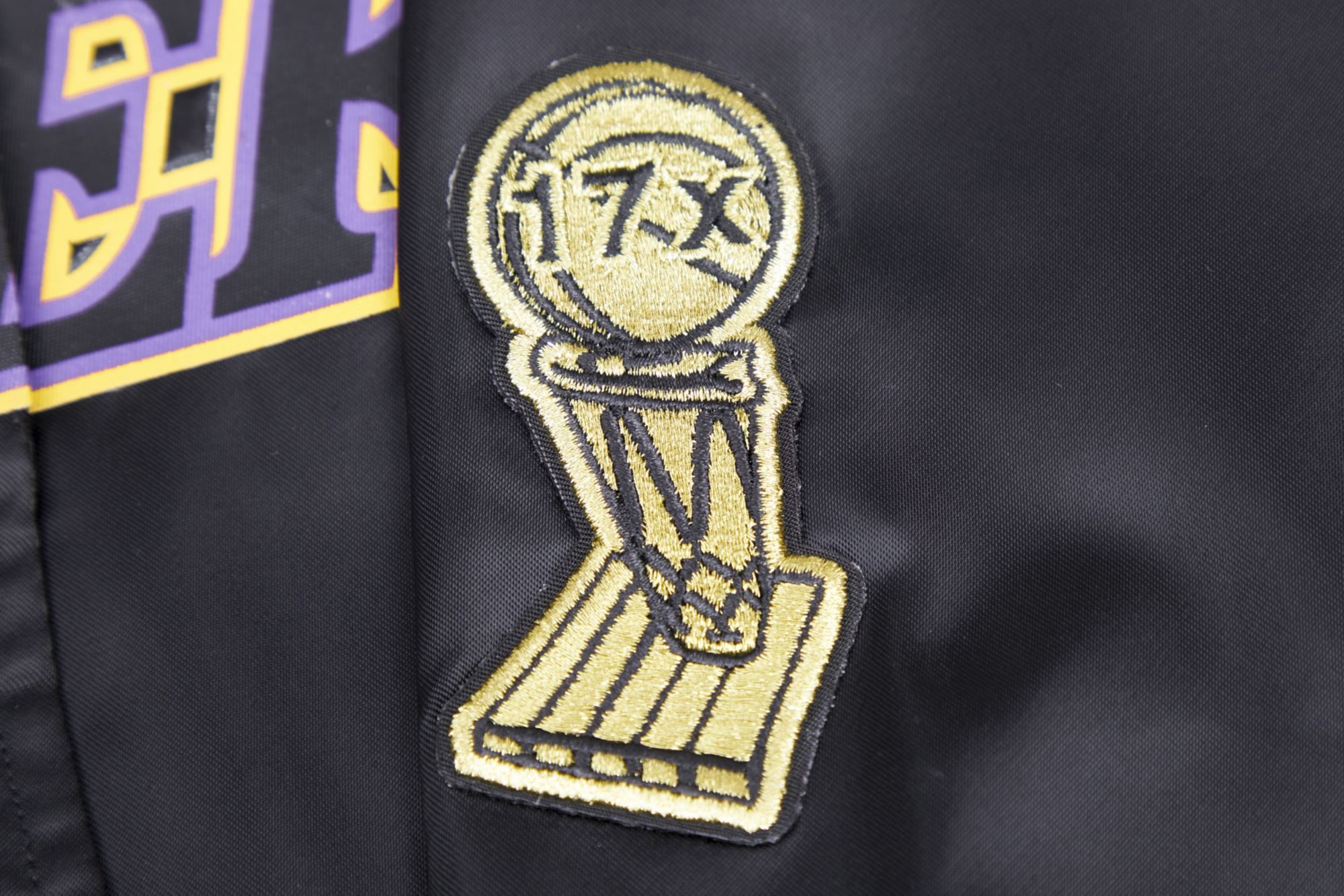 Pro Standard Women's Los Angeles Lakers Black Classic Satin Jacket product image