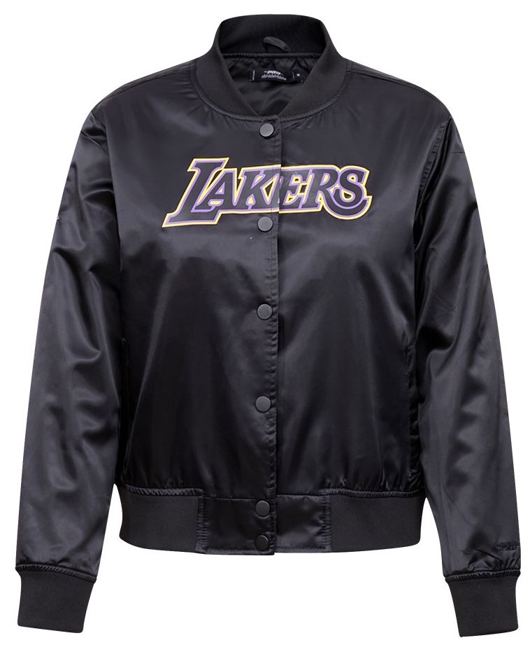 Pro Standard Women's Los Angeles Lakers Black Classic Satin Jacket product image