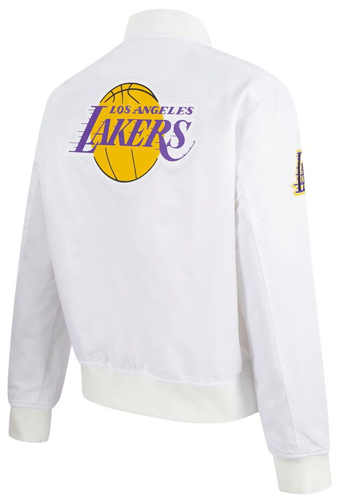 Pro Standard Women's Los Angeles Lakers White Classic Satin Jacket product image