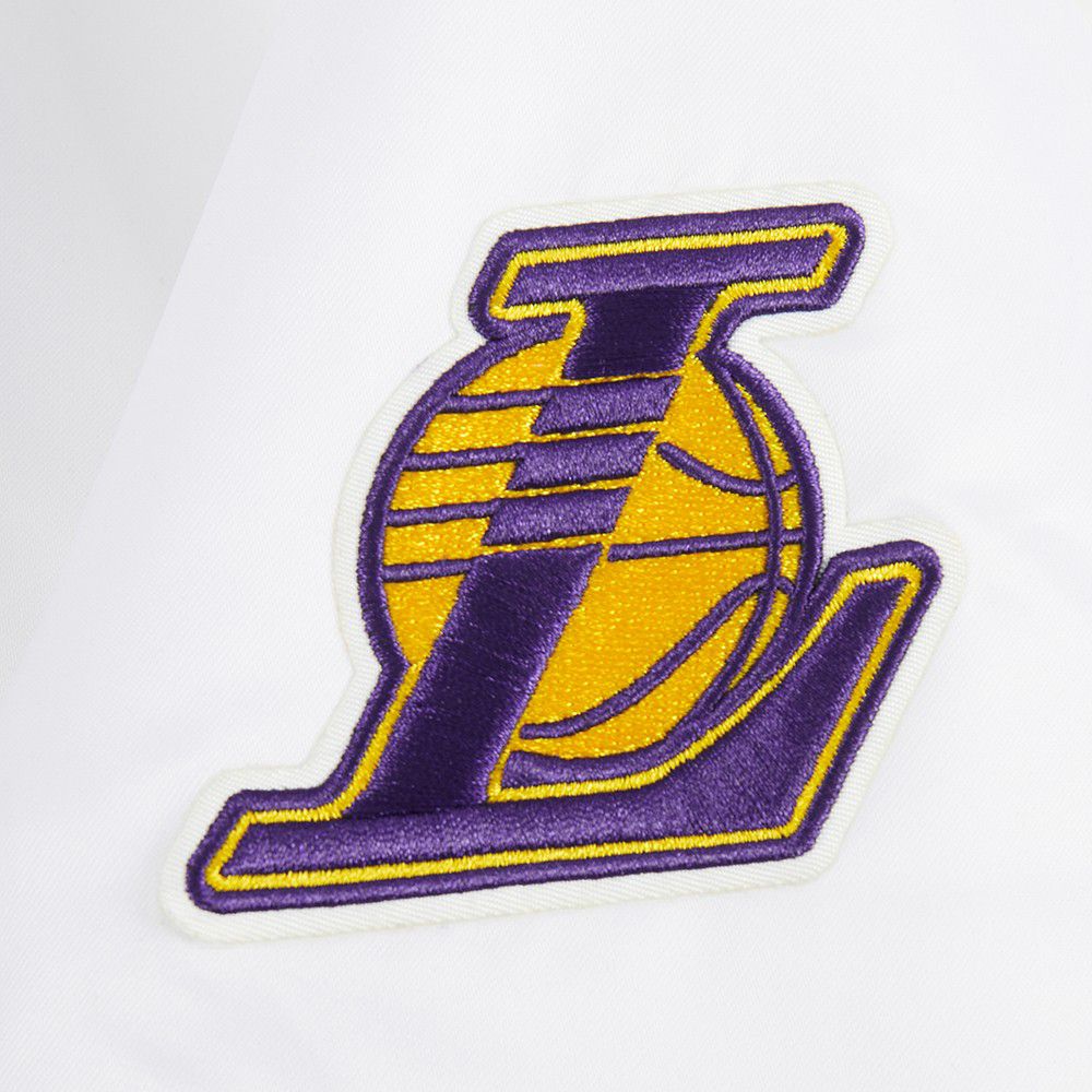 Pro Standard Women's Los Angeles Lakers White Classic Satin Jacket product image