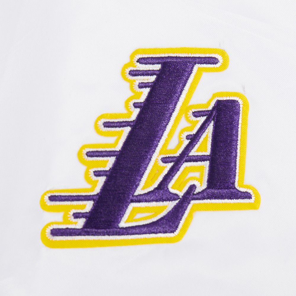 Pro Standard Women's Los Angeles Lakers White Classic Satin Jacket product image