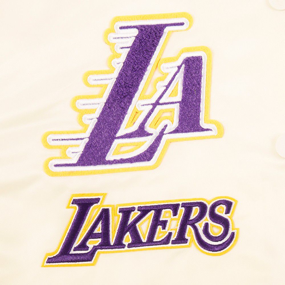 Pro Standard Women's Los Angeles Lakers Retro Off White Jacket product image