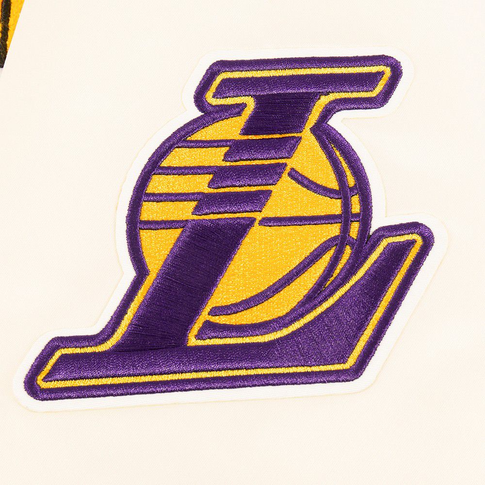 Pro Standard Women's Los Angeles Lakers Retro Off White Jacket product image